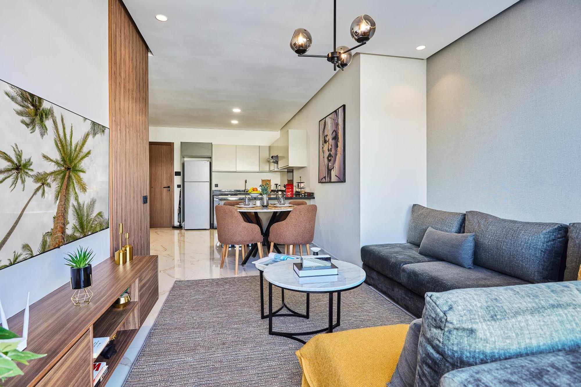 Sleek And Modern 2-Bed Unit In Downtown Casa Apartamento Casablanca Exterior foto