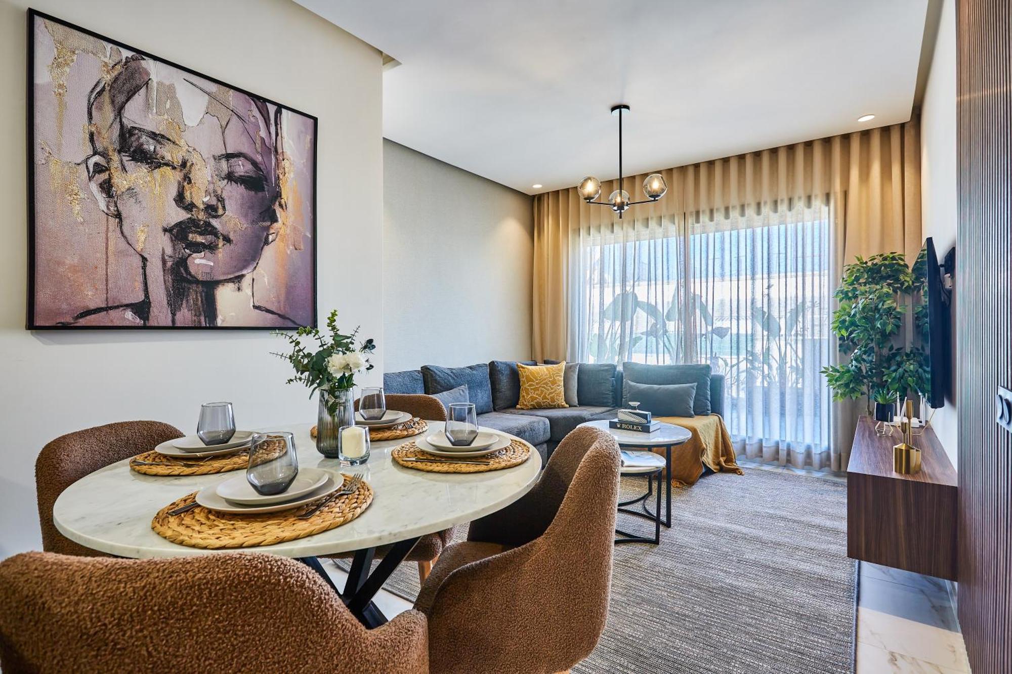 Sleek And Modern 2-Bed Unit In Downtown Casa Apartamento Casablanca Exterior foto