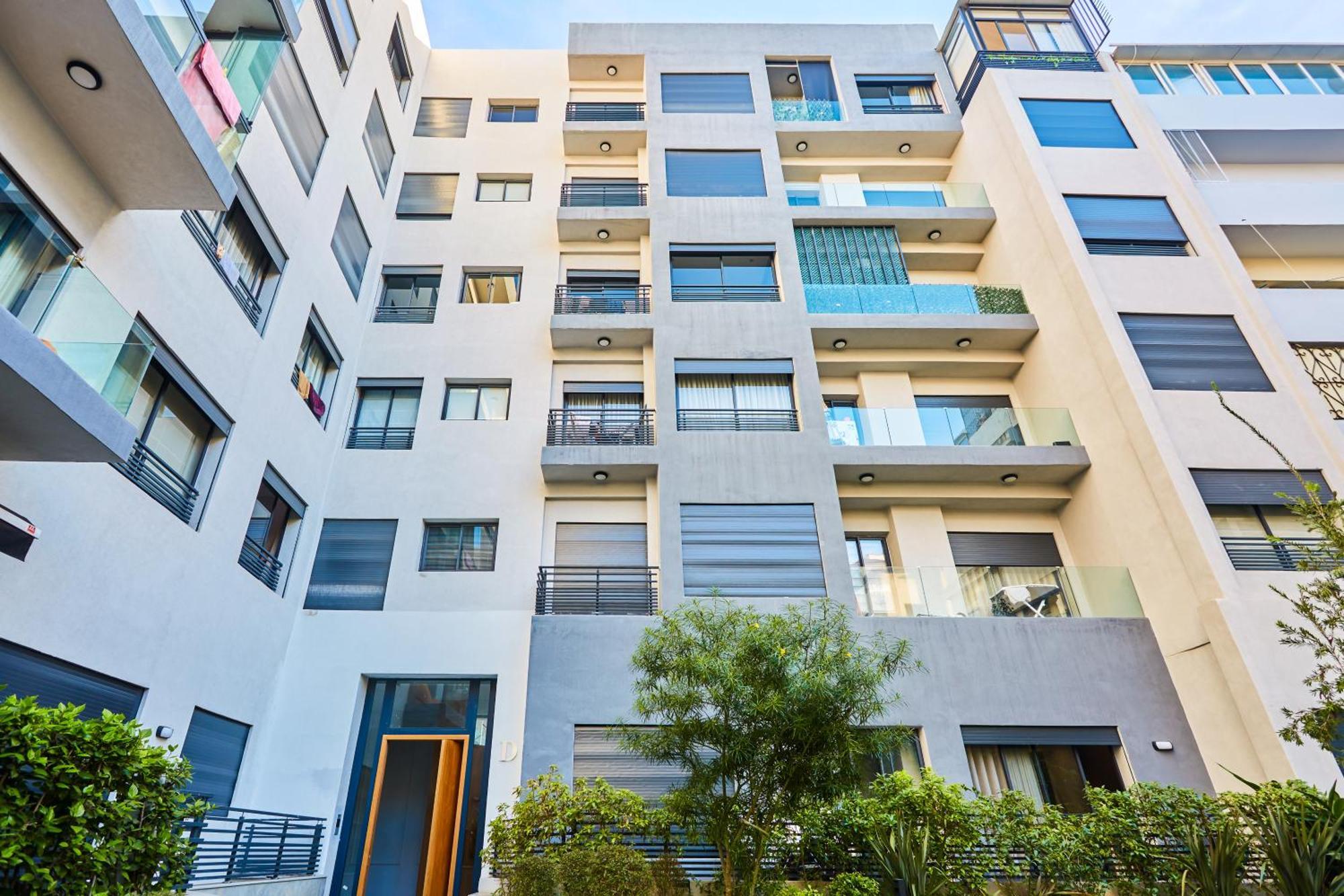 Sleek And Modern 2-Bed Unit In Downtown Casa Apartamento Casablanca Exterior foto